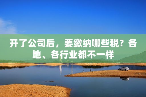 开了公司后，要缴纳哪些税？各地、各行业都不一样