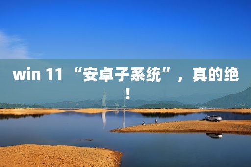 win 11 “安卓子系统”，真的绝！