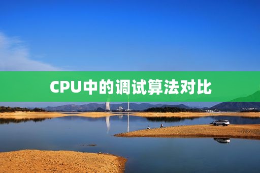 CPU中的调试算法对比