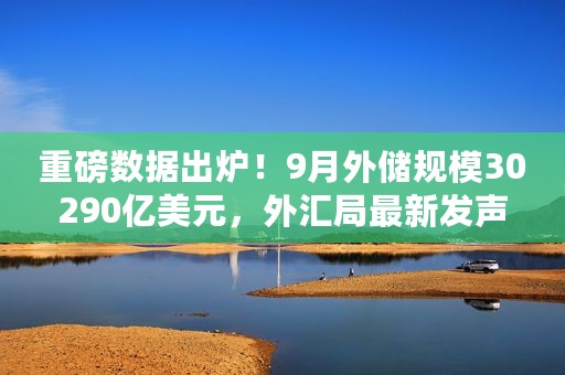 重磅数据出炉！9月外储规模30290亿美元，外汇局最新发声