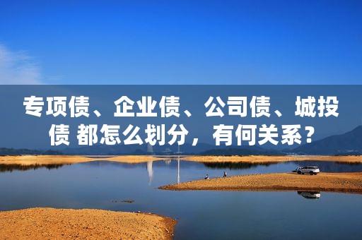 专项债、企业债、公司债、城投债 都怎么划分，有何关系？