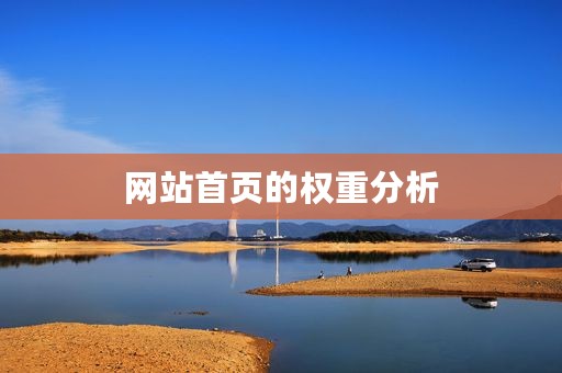 网站首页的权重分析