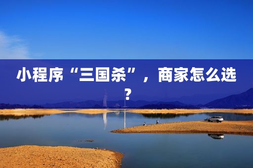 小程序“三国杀”，商家怎么选？