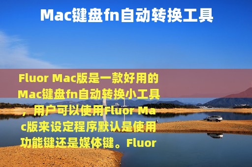 Mac键盘fn自动转换工具