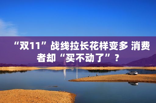 “双11”战线拉长花样变多 消费者却“买不动了”？