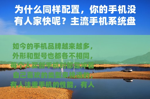 为什么同样配置，你的手机没有人家快呢？主流手机系统盘点