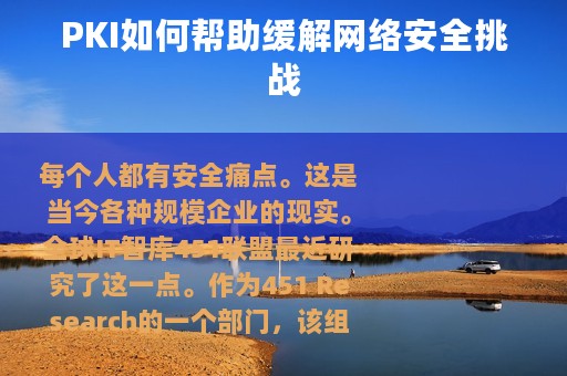 PKI如何帮助缓解网络安全挑战