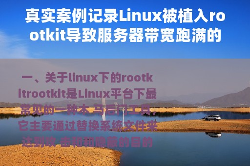 真实案例记录Linux被植入rootkit导致服务器带宽跑满的解决过程