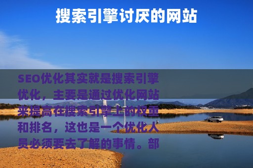 搜索引擎讨厌的网站