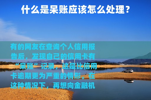 什么是呆账应该怎么处理？