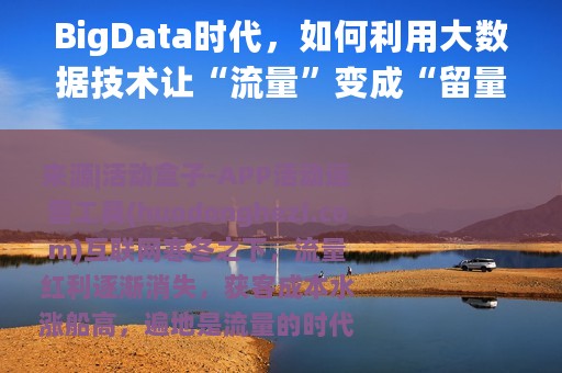 BigData时代，如何利用大数据技术让“流量”变成“留量”？