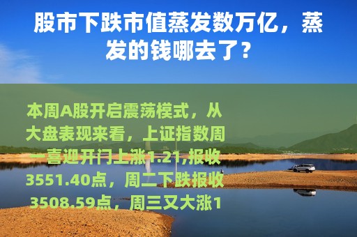 股市下跌市值蒸发数万亿，蒸发的钱哪去了？