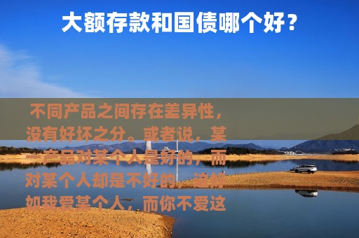 大额存款和国债哪个好？