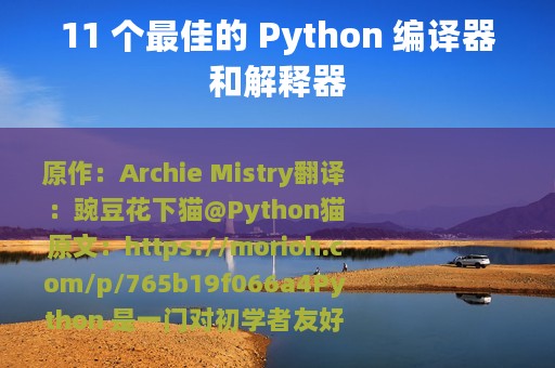11 个最佳的 Python 编译器和解释器
