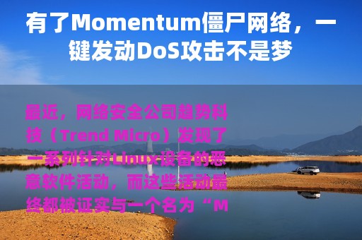 有了Momentum僵尸网络，一键发动DoS攻击不是梦