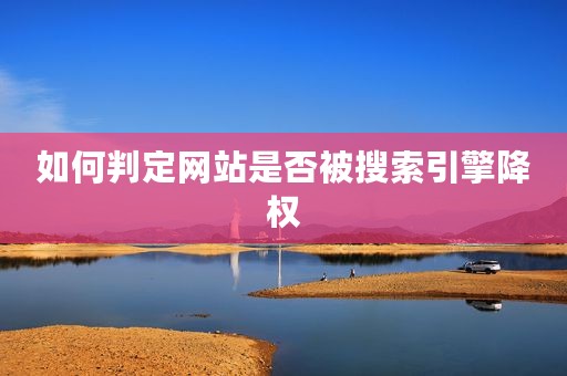 如何判定网站是否被搜索引擎降权