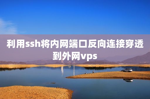 利用ssh将内网端口反向连接穿透到外网vps