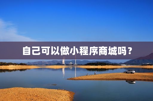 自己可以做小程序商城吗？