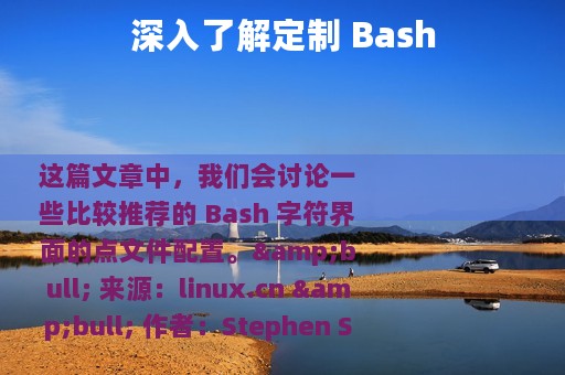 深入了解定制 Bash