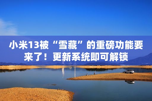 小米13被“雪藏”的重磅功能要来了！更新系统即可解锁