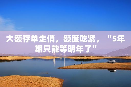 大额存单走俏，额度吃紧，“5年期只能等明年了”