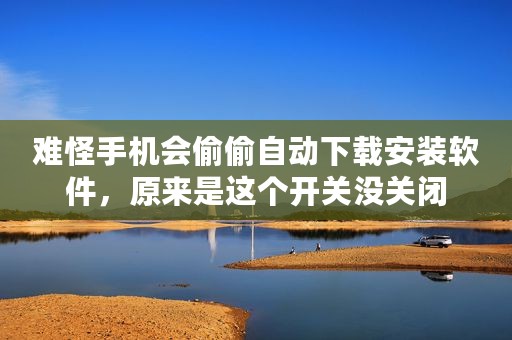 难怪手机会偷偷自动下载安装软件，原来是这个开关没关闭