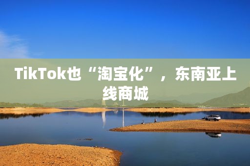 TikTok也“淘宝化”，东南亚上线商城