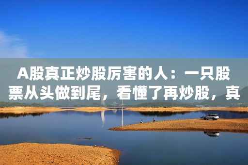 A股真正炒股厉害的人：一只股票从头做到尾，看懂了再炒股，真的