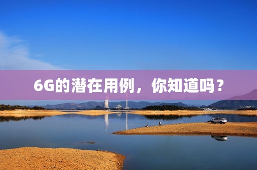 6G的潜在用例，你知道吗？