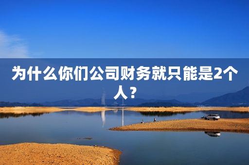 为什么你们公司财务就只能是2个人？