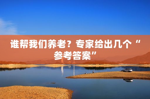 谁帮我们养老？专家给出几个“参考答案”