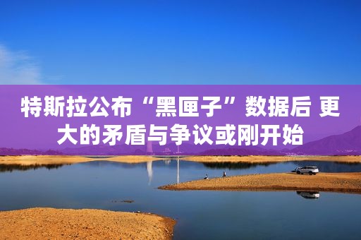 特斯拉公布“黑匣子”数据后 更大的矛盾与争议或刚开始