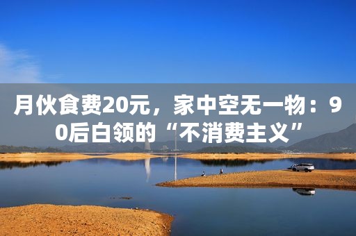 月伙食费20元，家中空无一物：90后白领的“不消费主义”
