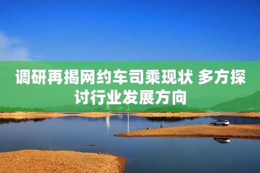 调研再揭网约车司乘现状 多方探讨行业发展方向