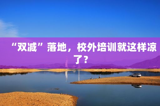 “双减”落地，校外培训就这样凉了？