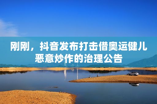 刚刚，抖音发布打击借奥运健儿恶意炒作的治理公告