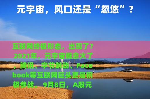 元宇宙，风口还是“忽悠”？