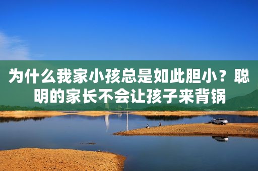 为什么我家小孩总是如此胆小？聪明的家长不会让孩子来背锅