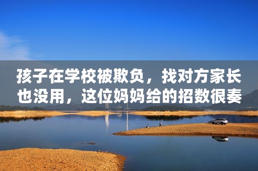 孩子在学校被欺负，找对方家长也没用，这位妈妈给的招数很奏效