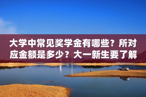 大学中常见奖学金有哪些？所对应金额是多少？大一新生要了解