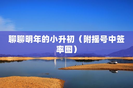 聊聊明年的小升初（附摇号中签率图）