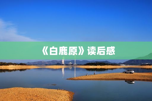 《白鹿原》读后感