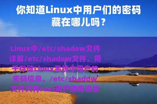 你知道Linux中用户们的密码藏在哪儿吗？