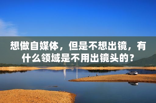 想做自媒体，但是不想出镜，有什么领域是不用出镜头的？