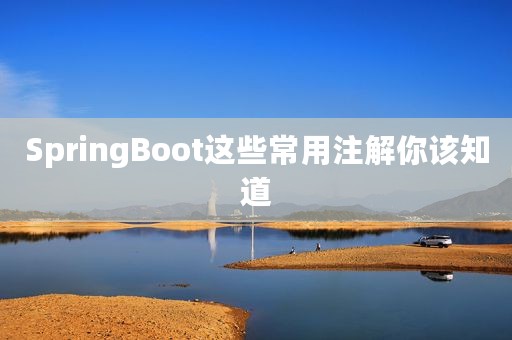 SpringBoot这些常用注解你该知道