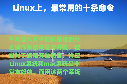 Linux上，最常用的十条命令