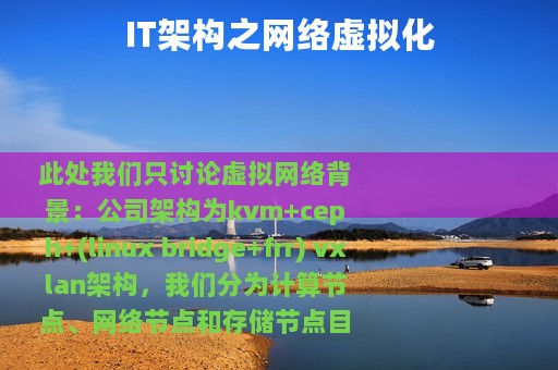 IT架构之网络虚拟化