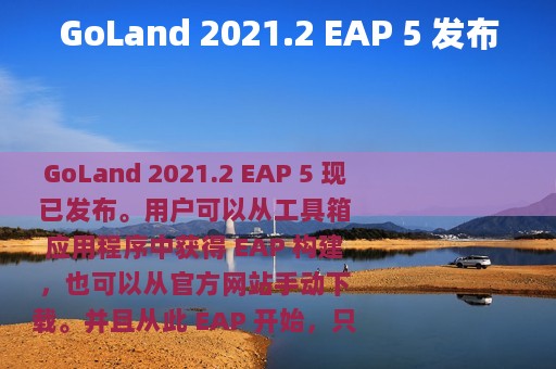 GoLand 2021.2 EAP 5 发布