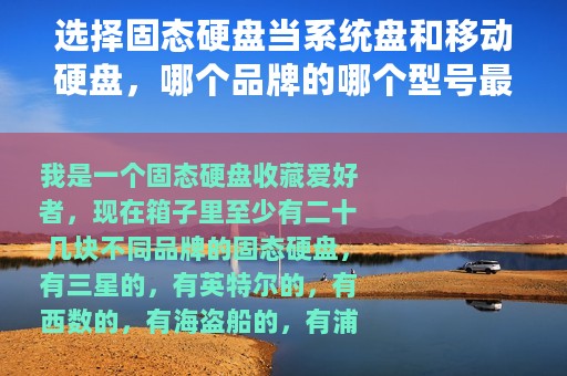 选择固态硬盘当系统盘和移动硬盘，哪个品牌的哪个型号最合适？