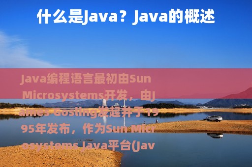 什么是Java？Java的概述
